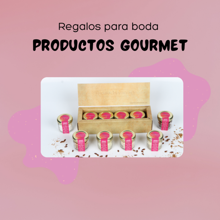 Ideas de regalo para boda con productos gourmet