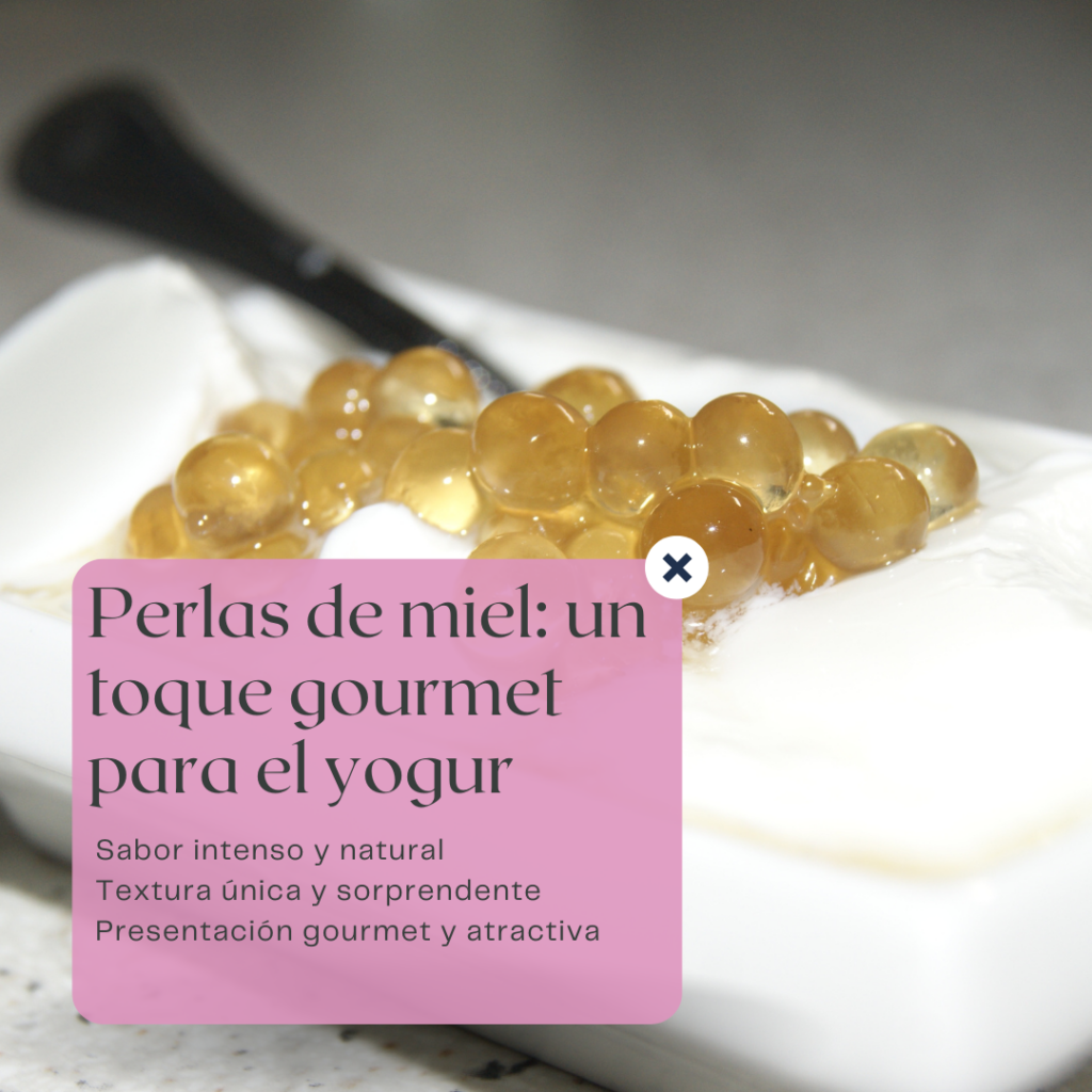 Perlas de miel: un toque gourmet para yogures