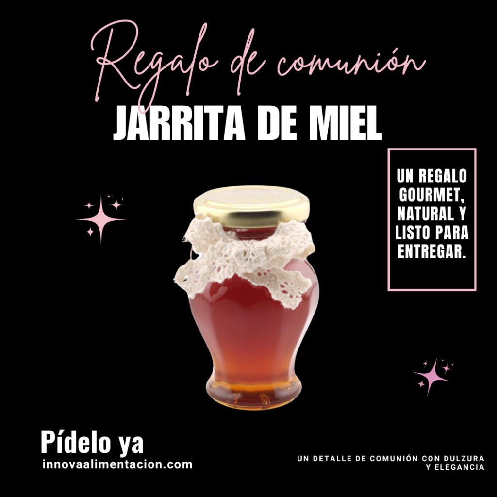 regalos de comunión: jarrita de miel