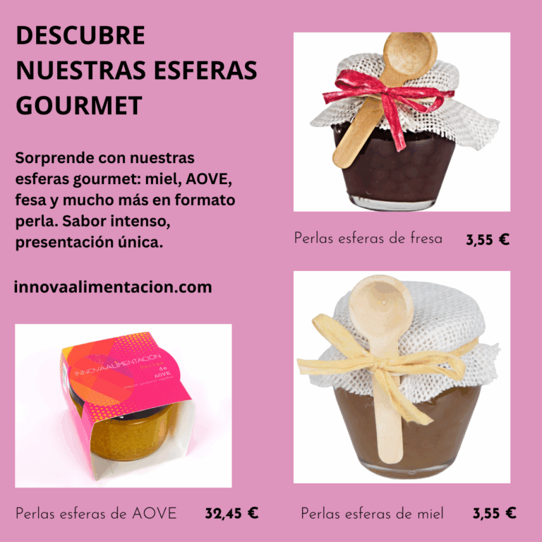 Esferas gourmet de Innovaalimentacion