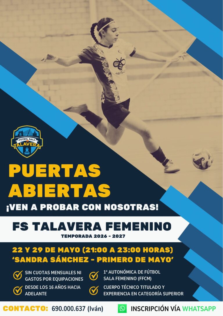 Patrocinador del FS Talavera-Puertas abiertas