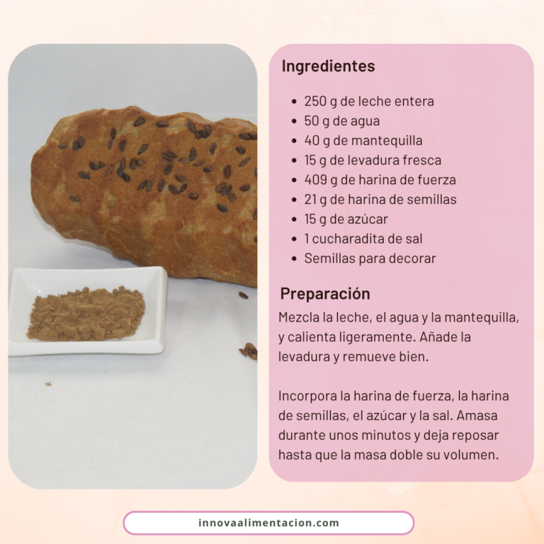 pan de harina de semillas